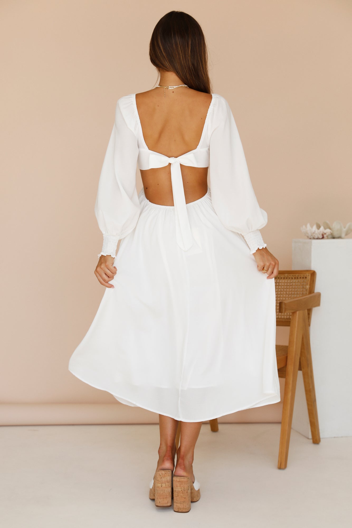 Greetings From An Angel Maxi Dress White-Seaa Fashion