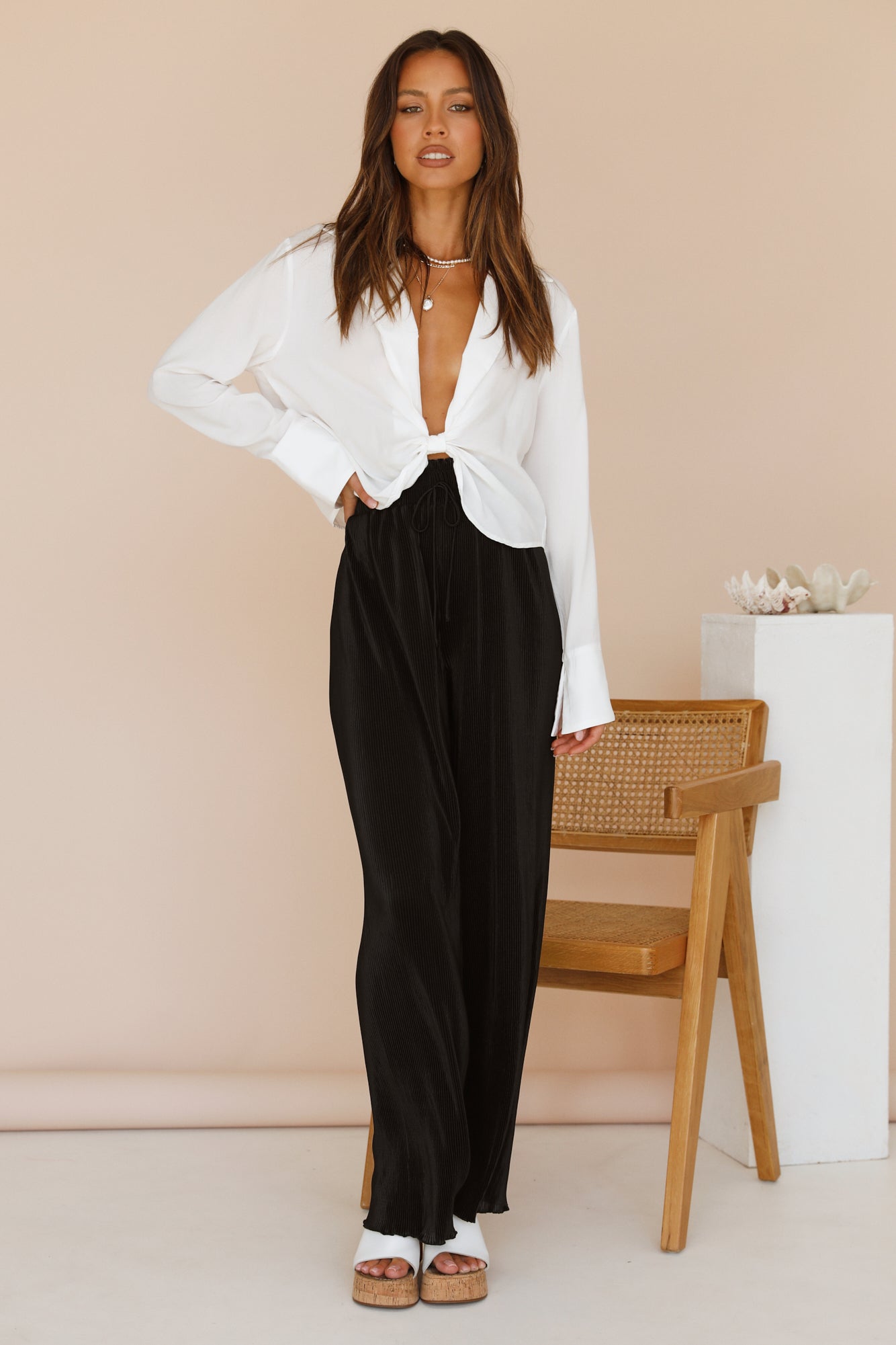 Sommar Shirt White-Seaa Fashion