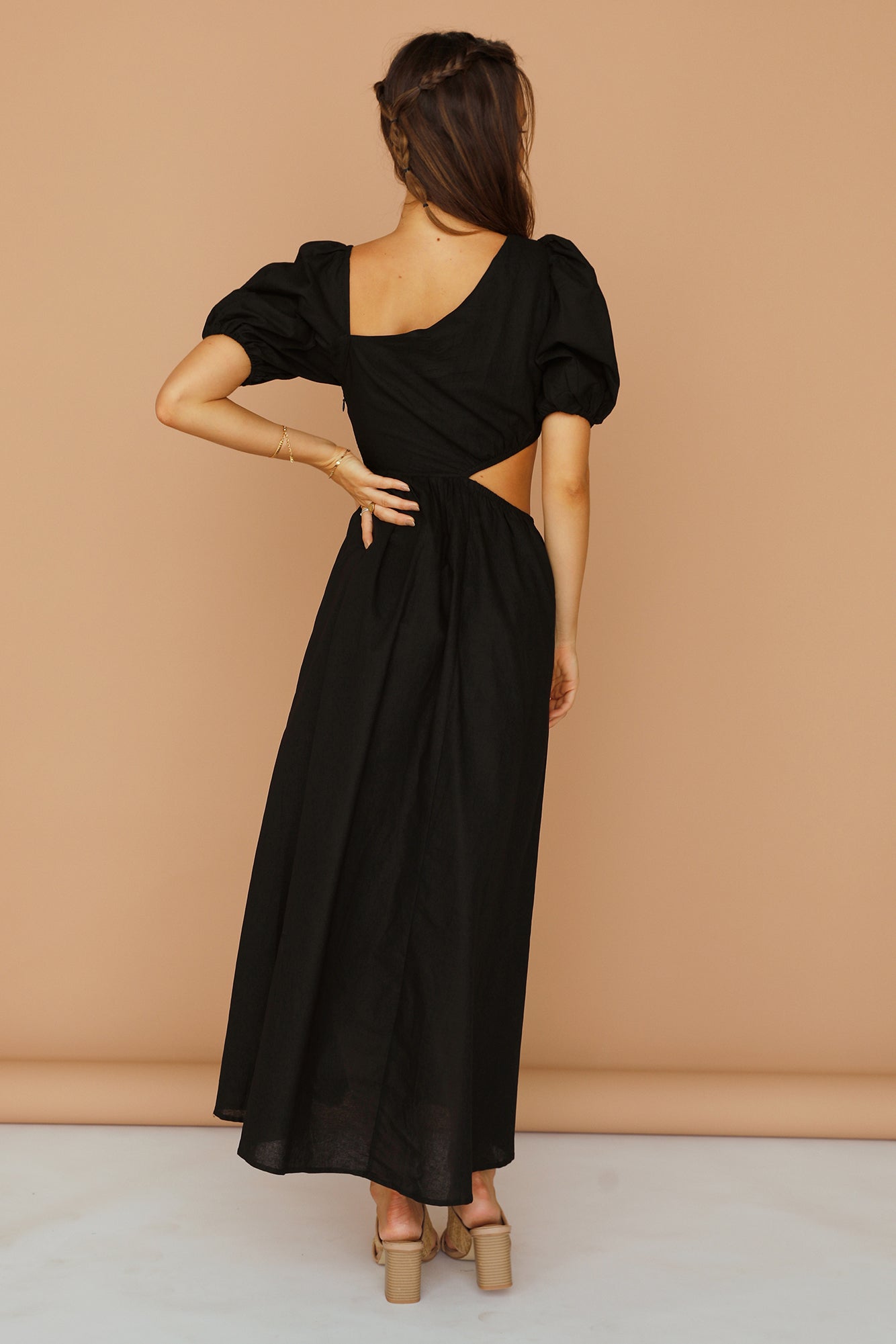 Ocherous Maxi Dress Black-Seaa Fashion