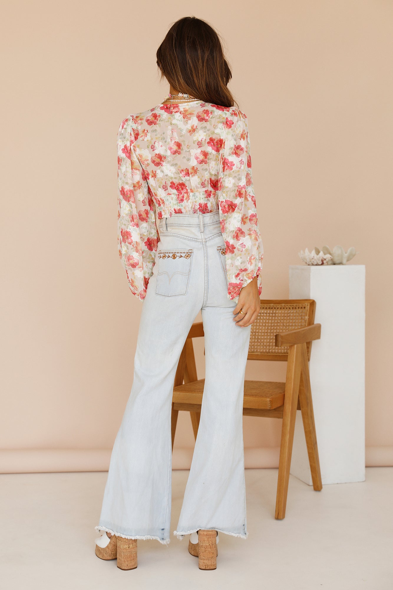 Roses Of Love Crop Top Red-Seaa Fashion