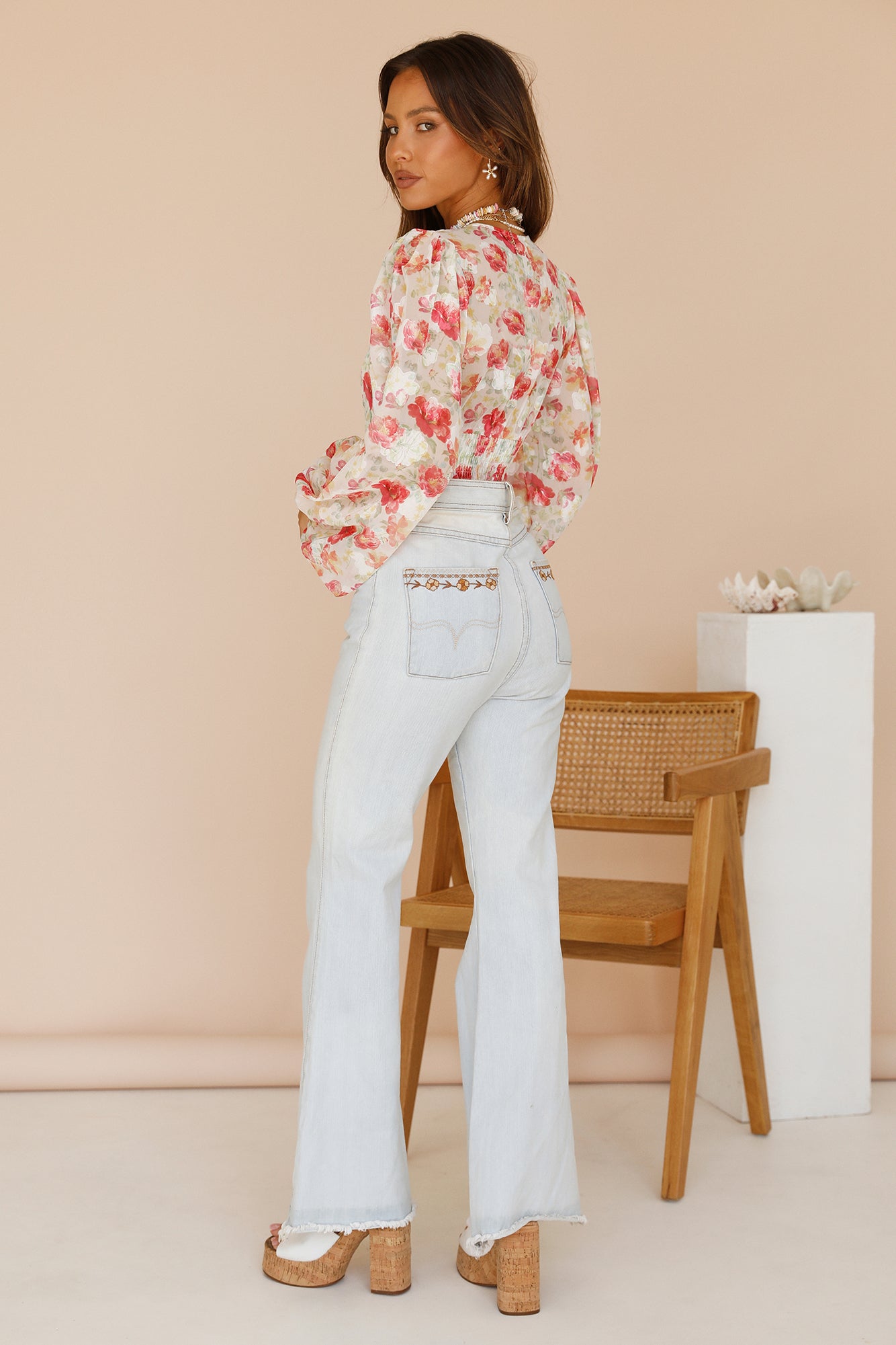 Roses Of Love Crop Top Red-Seaa Fashion