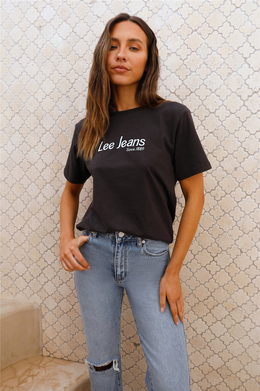 LEE Classic Tee Off-Kilter Black-Seaa Fashion