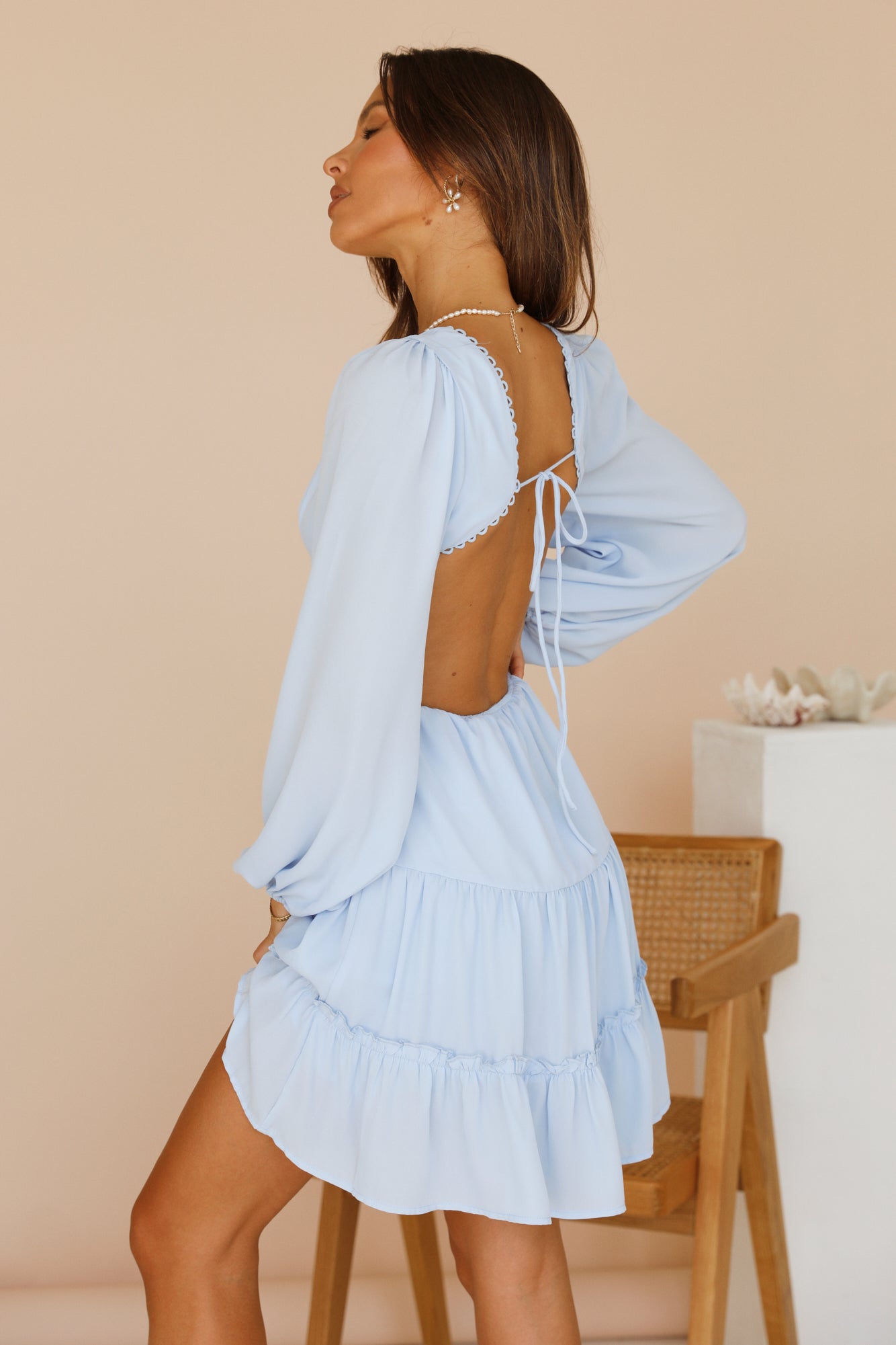 Sweet Relief Dress Blue-Seaa Fashion