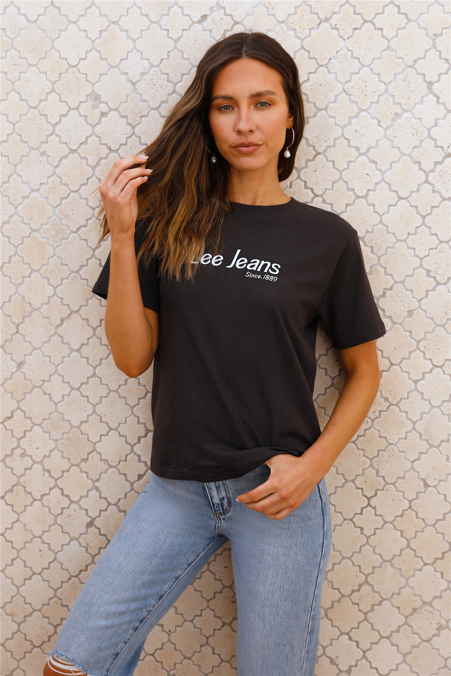 LEE Classic Tee Off-Kilter Black-Seaa Fashion