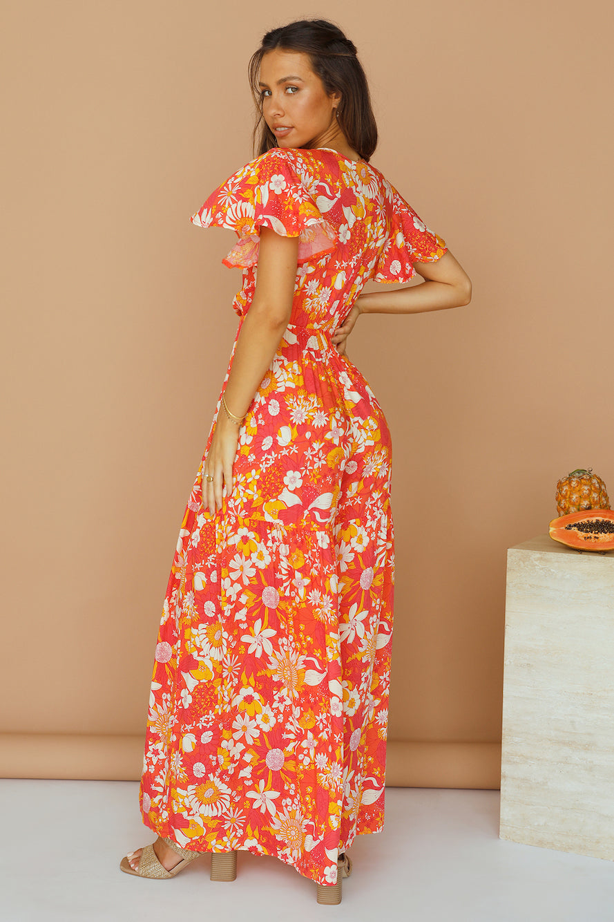 From Eve Jumpsuit Orange-Seaa Fashion