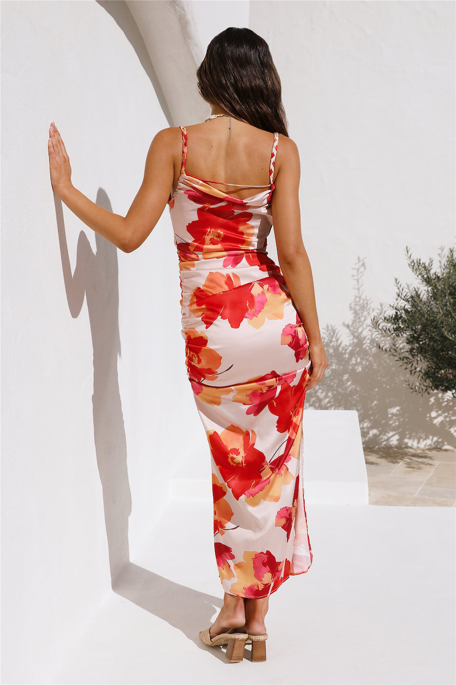 Talk About It Maxi Dress Orange-Seaa Fashion