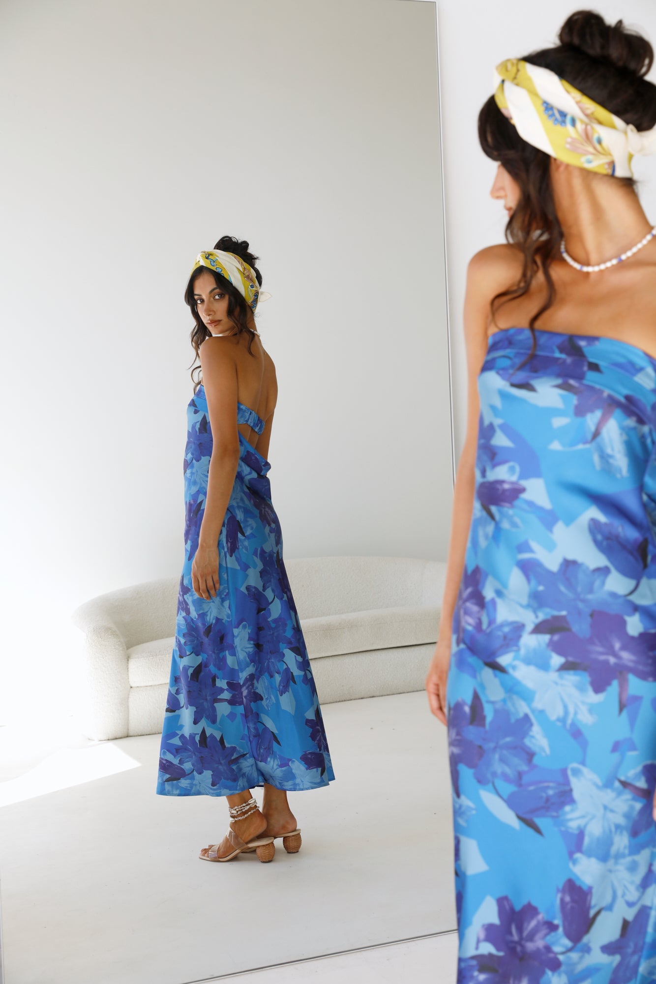 Florio Maxi Dress Blue-Seaa Fashion