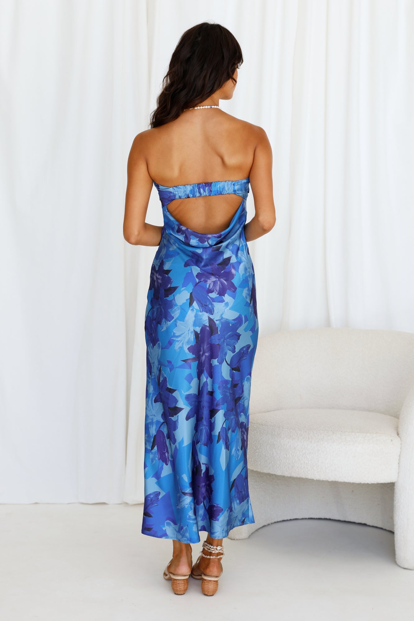 Florio Maxi Dress Blue-Seaa Fashion