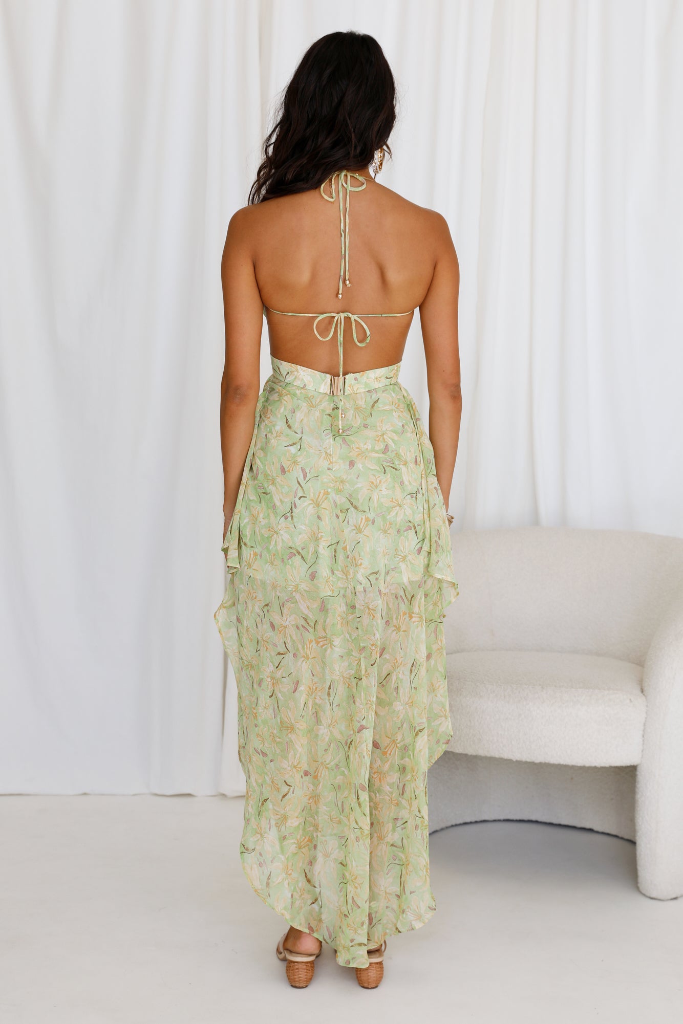 Changing Seasons Maxi Dress Green-Seaa Fashion