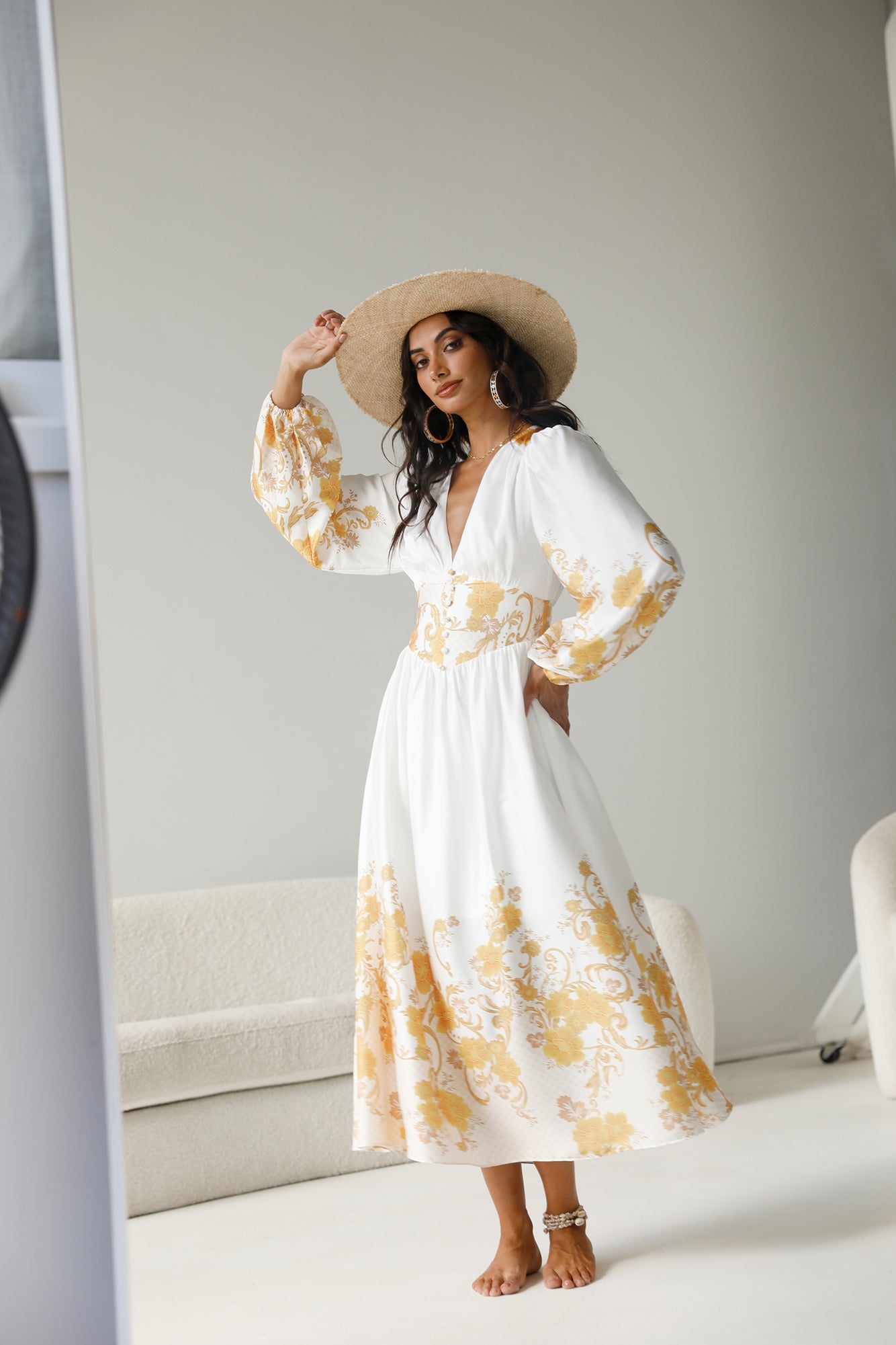 Leila Maxi Dress Floral-Seaa Fashion