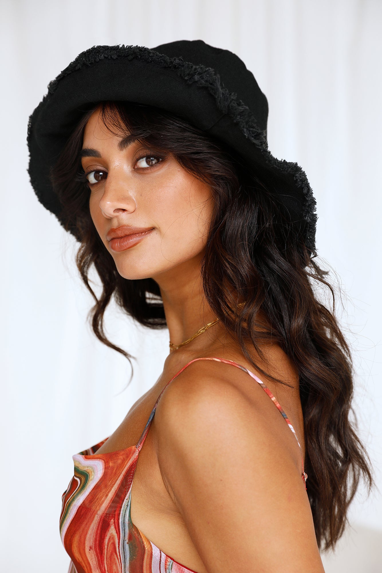Sun Shower Bucket Hat Black-Seaa Fashion