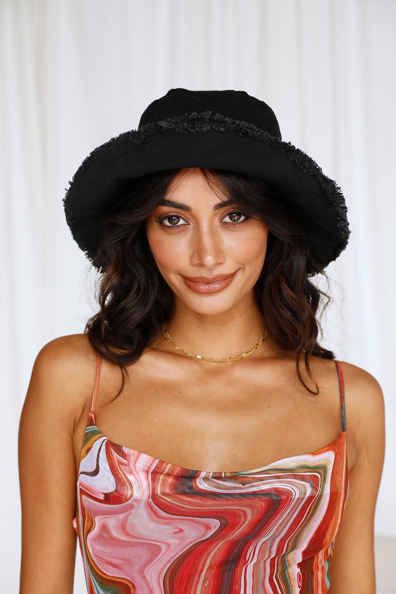 Sun Shower Bucket Hat Black-Seaa Fashion