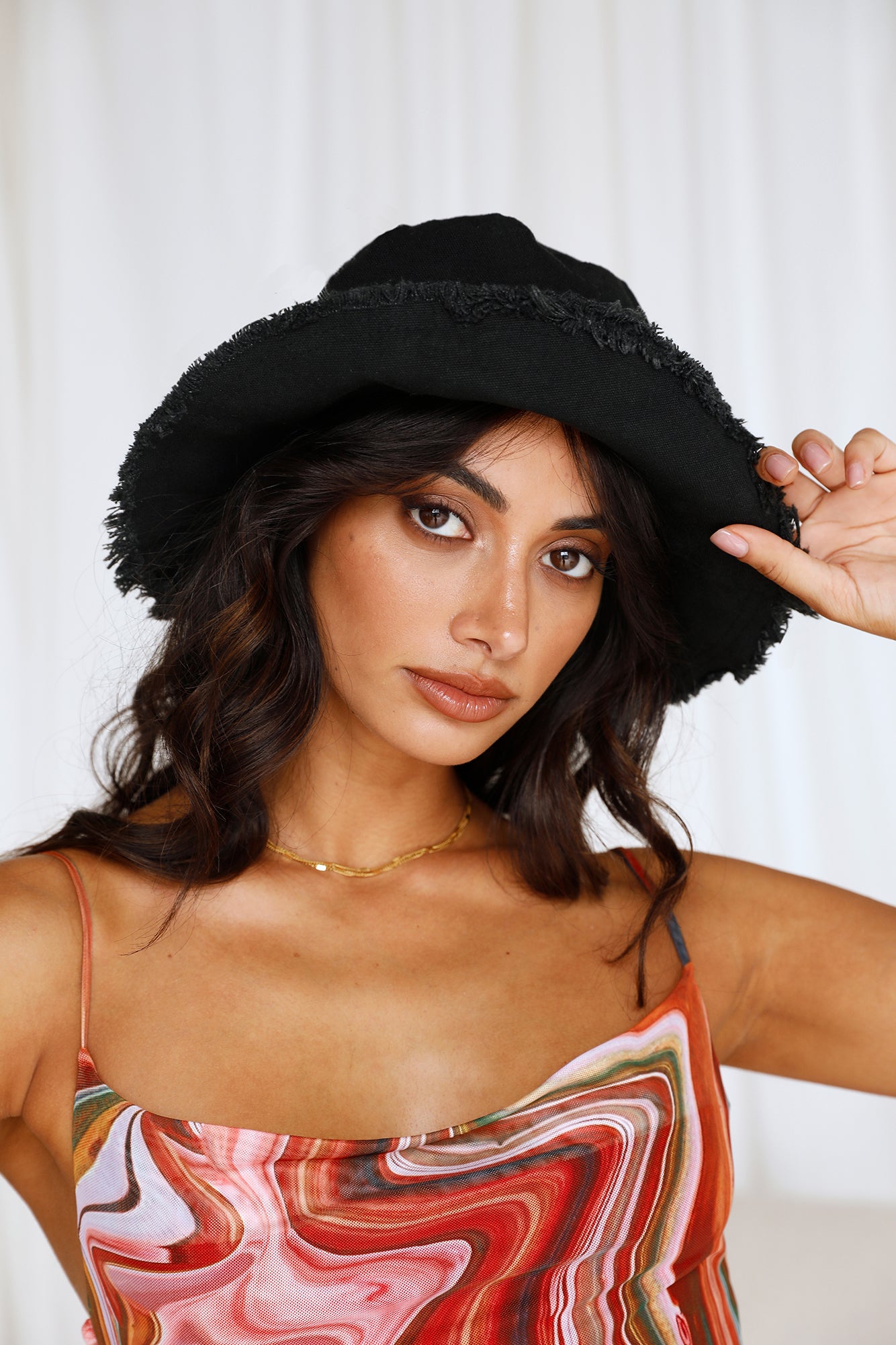 Sun Shower Bucket Hat Black-Seaa Fashion