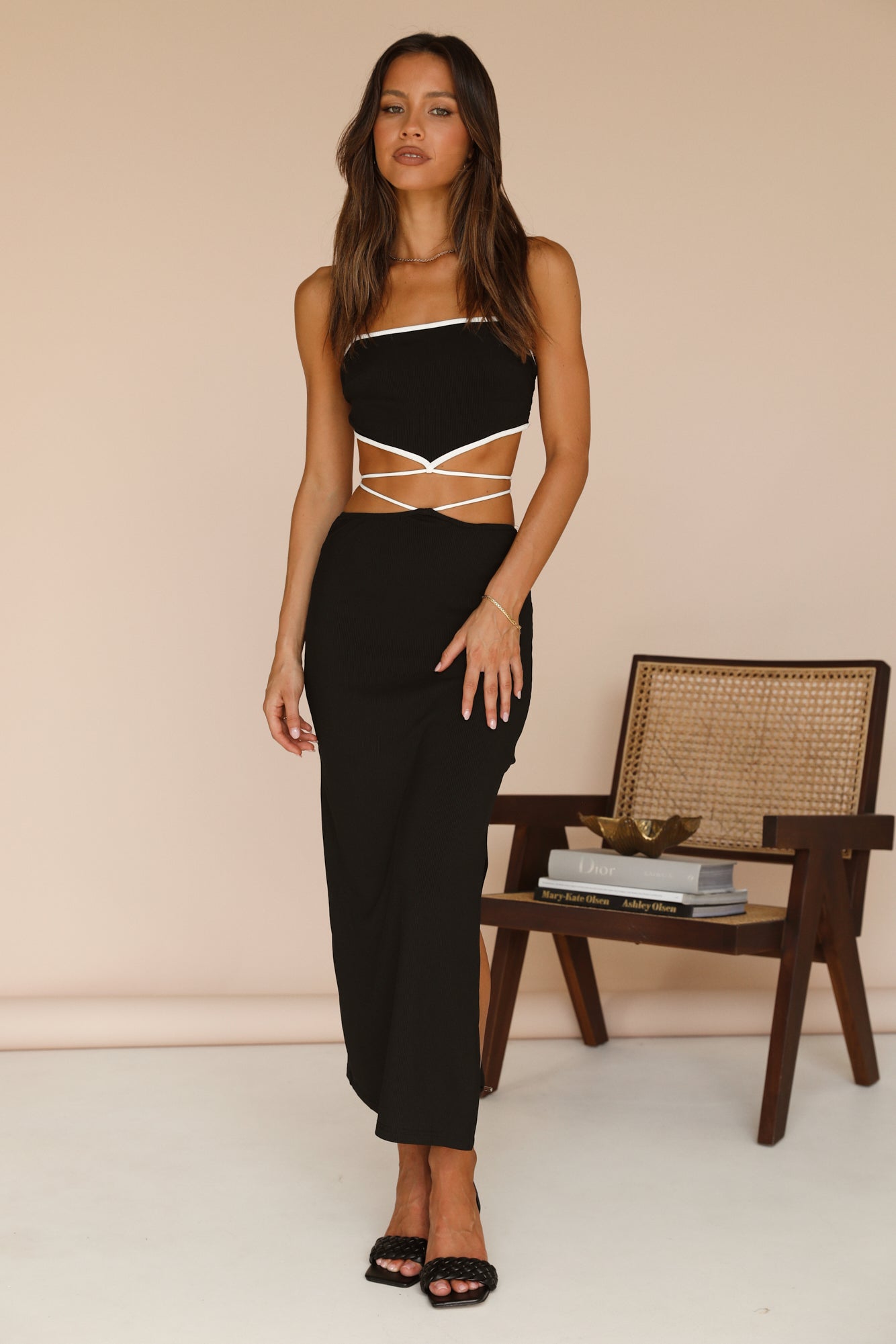 To Be Yours Maxi Skirt Black-Seaa Fashion