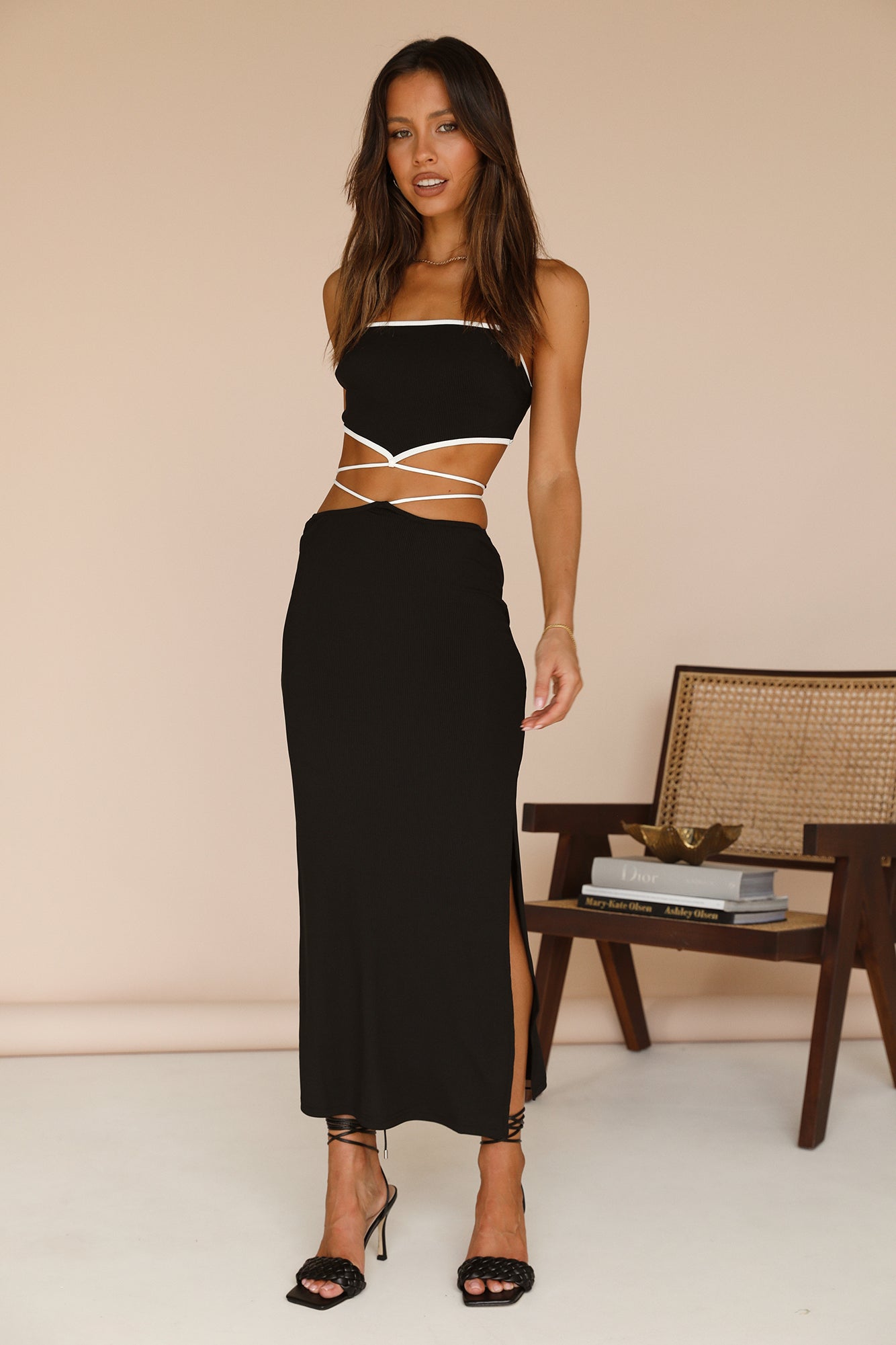 To Be Yours Maxi Skirt Black-Seaa Fashion