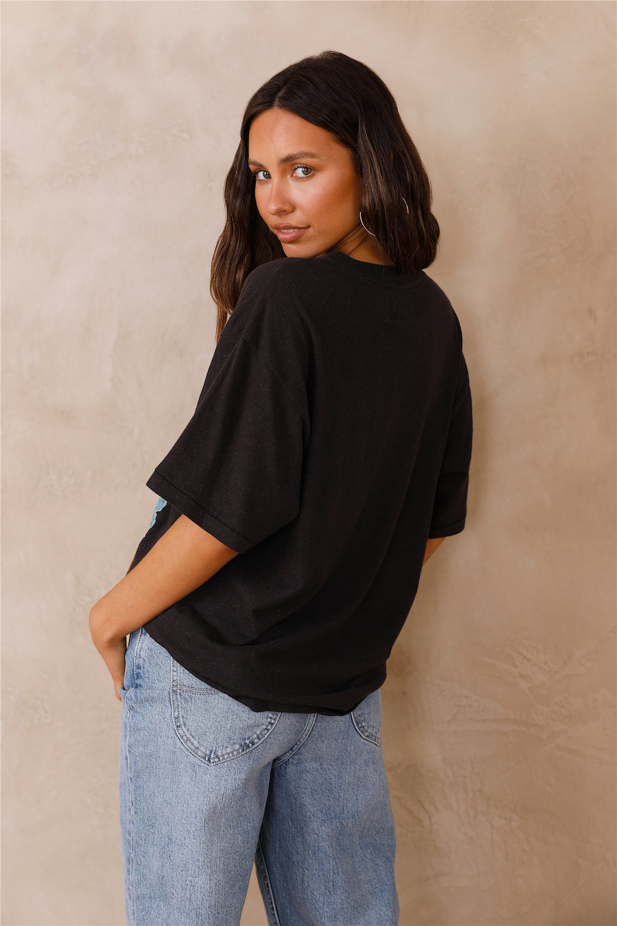 WRANGLER Slouch Tee Rainbow Tears-Seaa Fashion