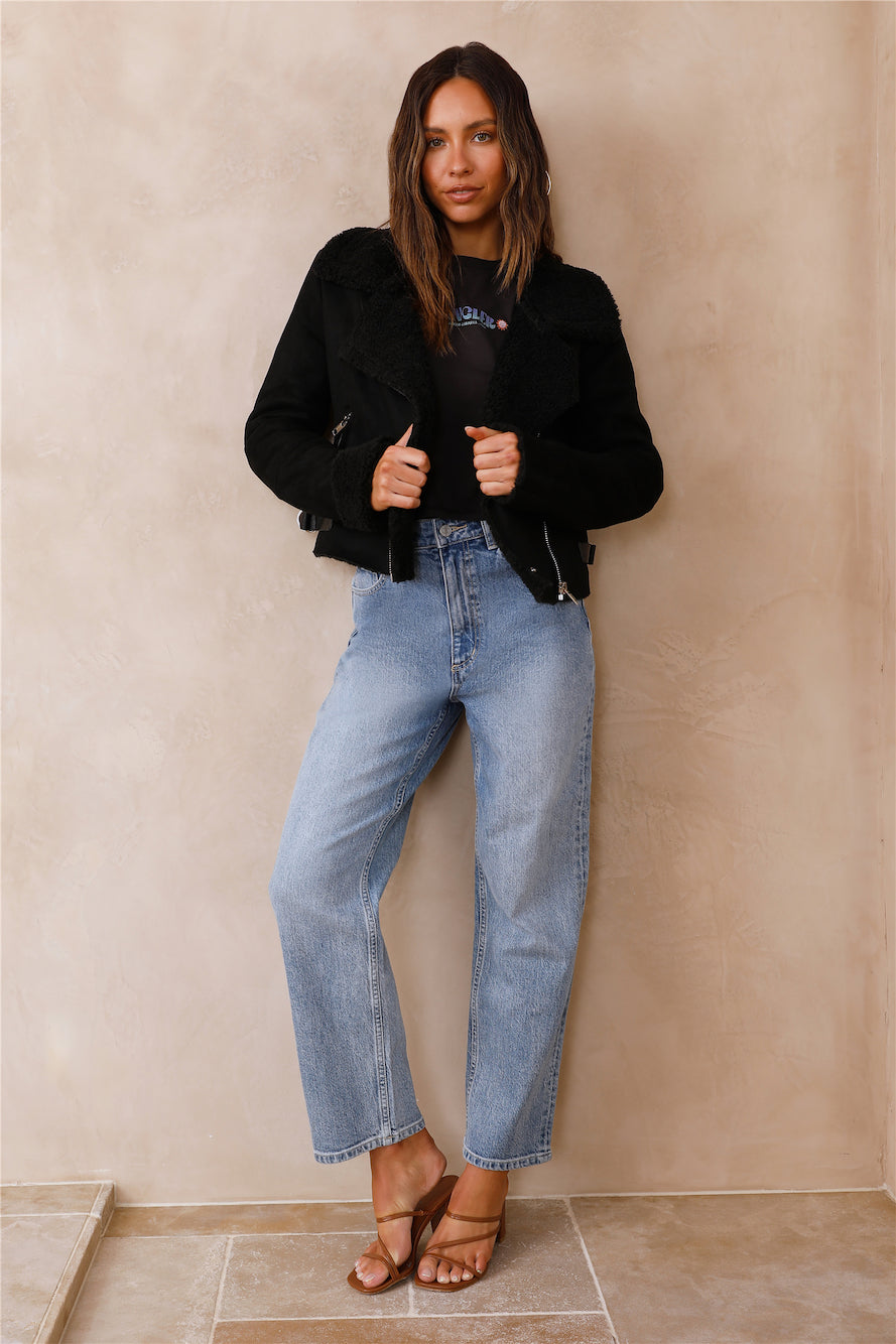 Snowy Mountains Jackets Black-Seaa Fashion