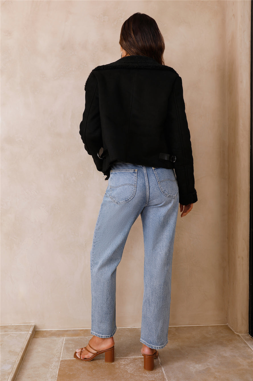 Snowy Mountains Jackets Black-Seaa Fashion