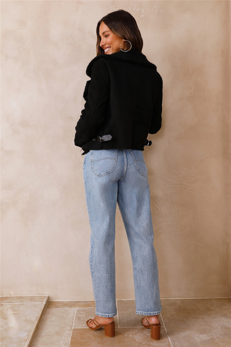 Snowy Mountains Jackets Black-Seaa Fashion