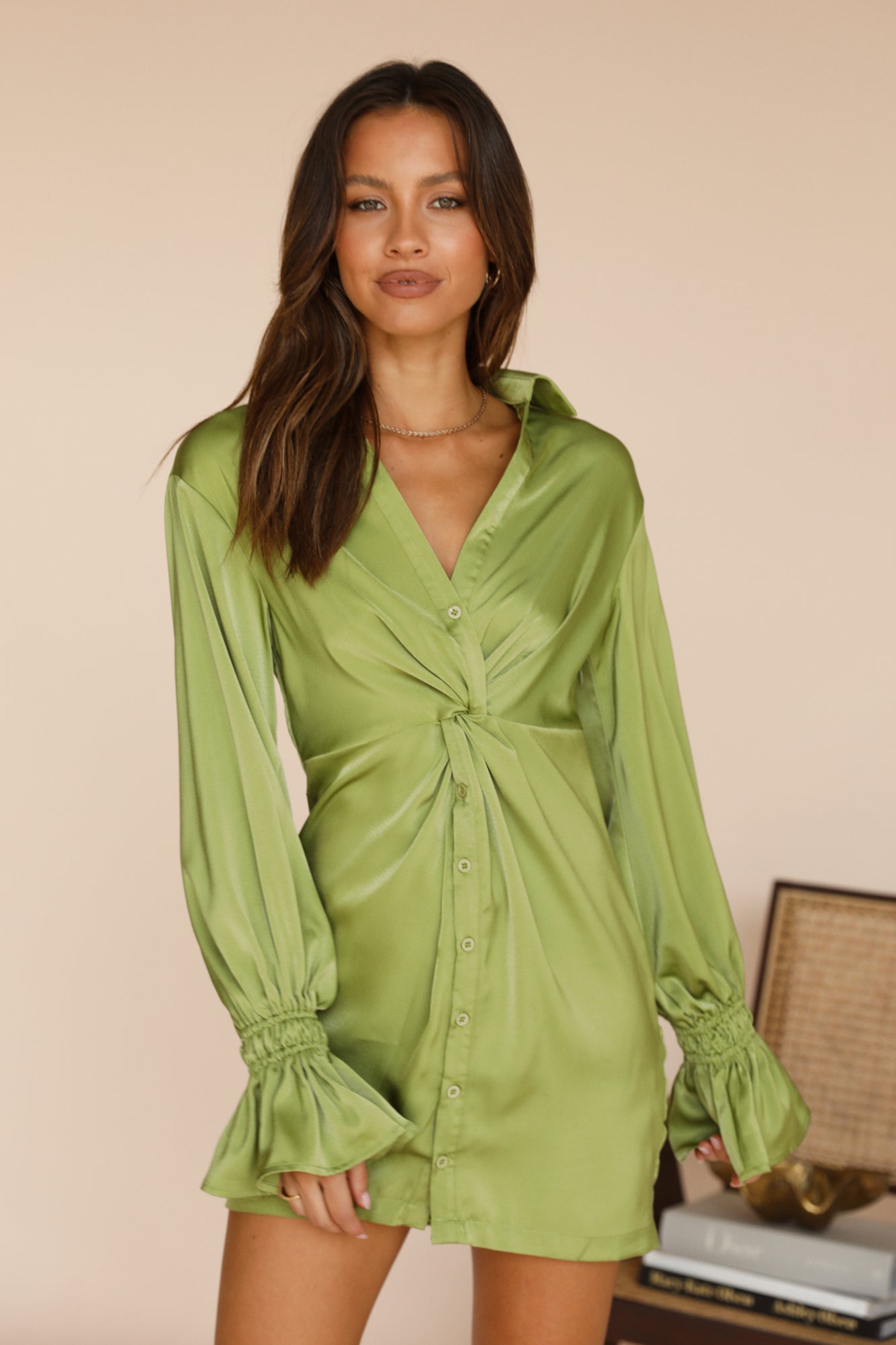 Patchouli Springs Dress Green-Seaa Fashion