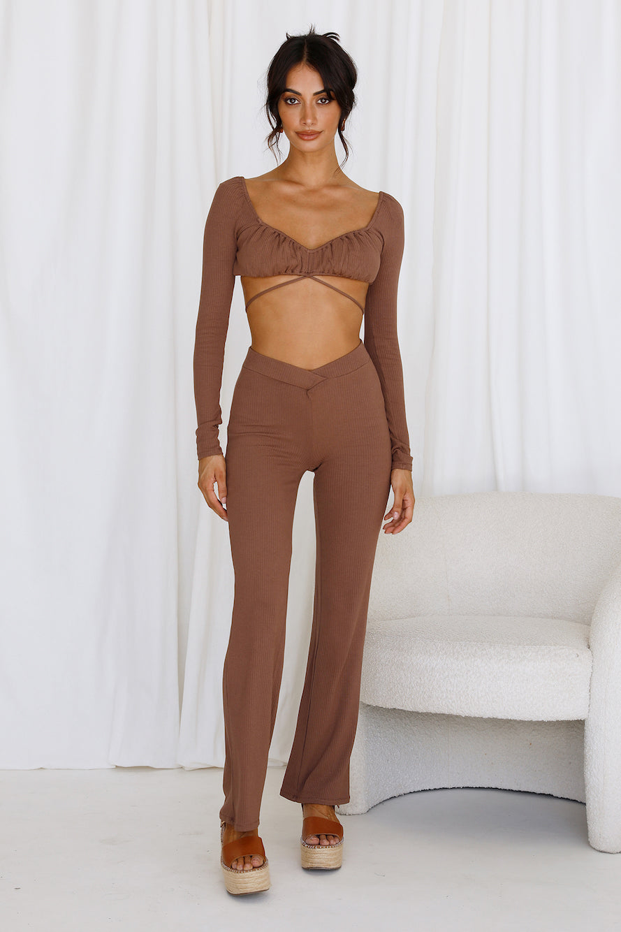 Pari Pants Brown-Seaa Fashion