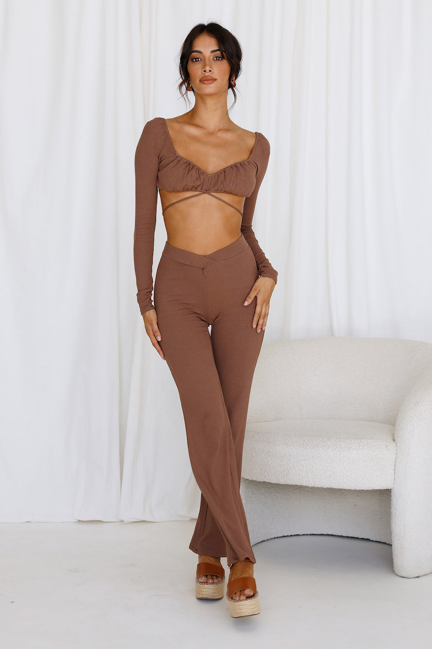 Pari Pants Brown-Seaa Fashion