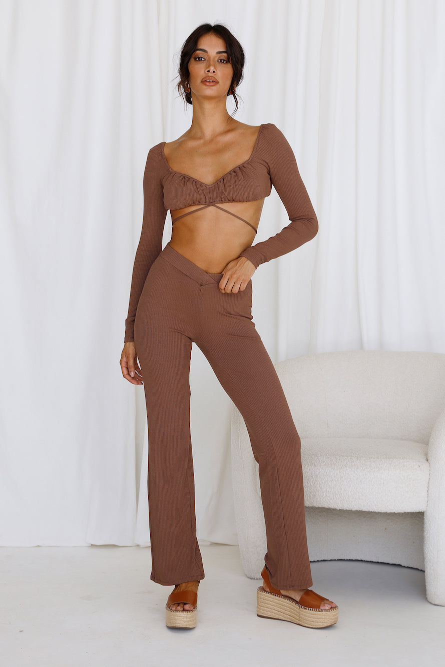 Pari Pants Brown-Seaa Fashion