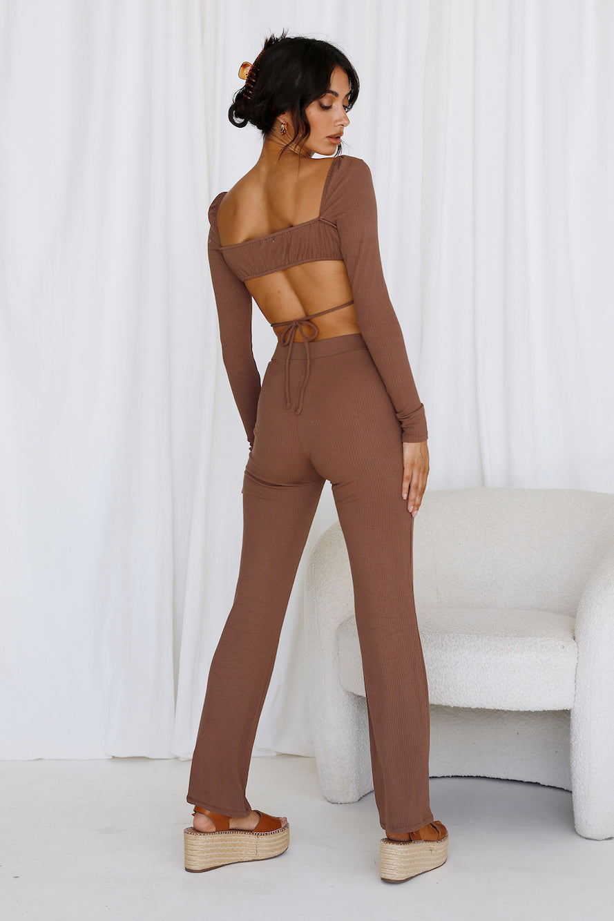 Pari Pants Brown-Seaa Fashion