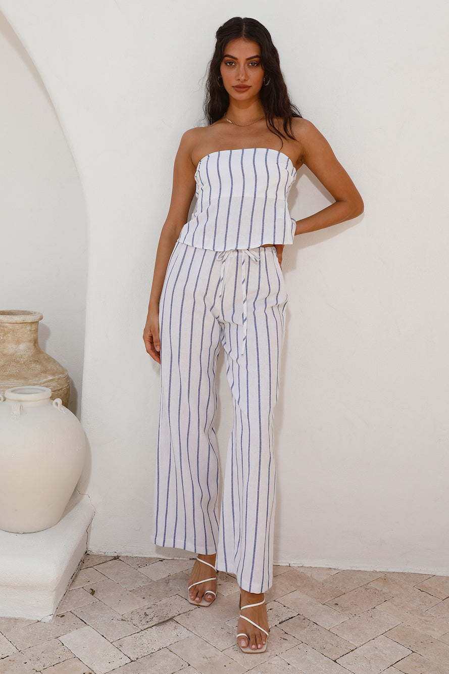SNDYS Isla Top Blue Stripe-Seaa Fashion
