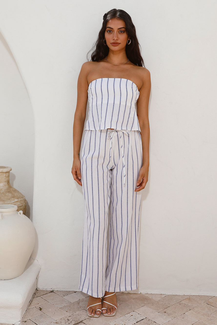 SNDYS Isla Top Blue Stripe-Seaa Fashion