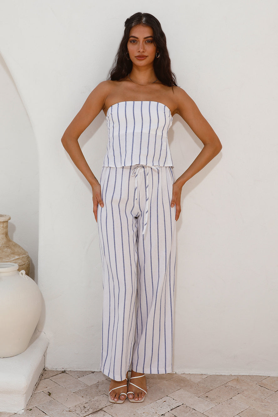 SNDYS Isla Top Blue Stripe-Seaa Fashion