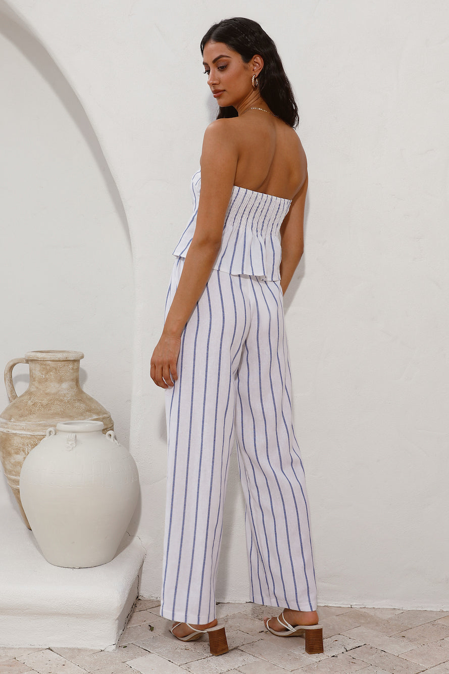 SNDYS Isla Top Blue Stripe-Seaa Fashion