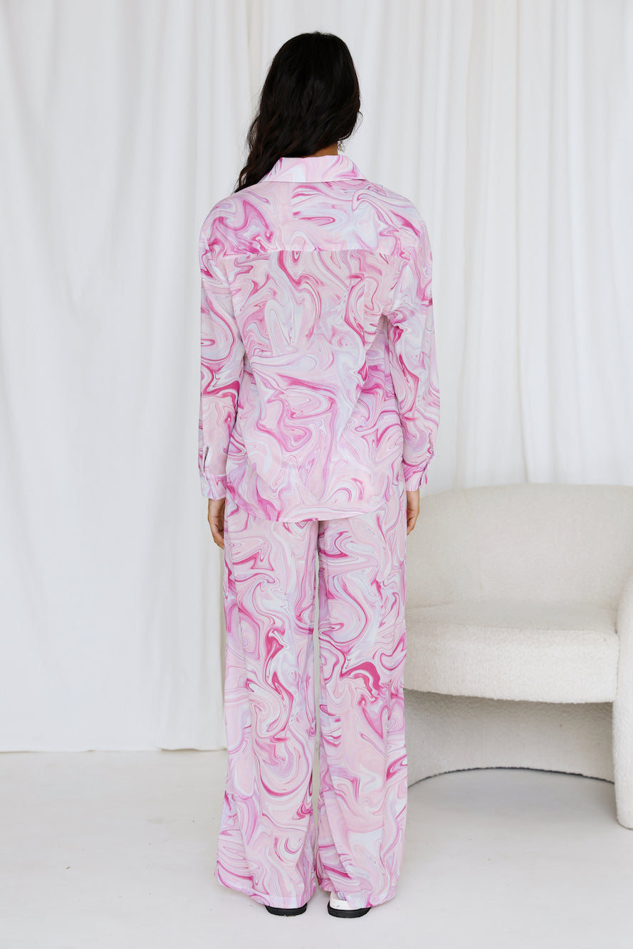 SHE IS US Etoile Palazzo Pants Pink-Seaa Fashion