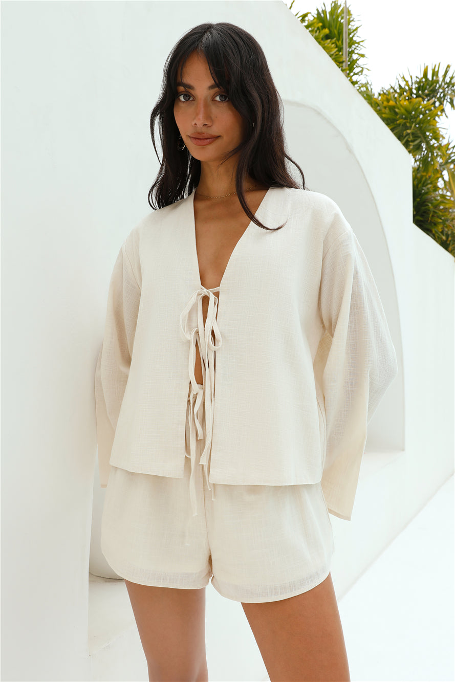 Listen Closely Set Beige-Seaa Fashion