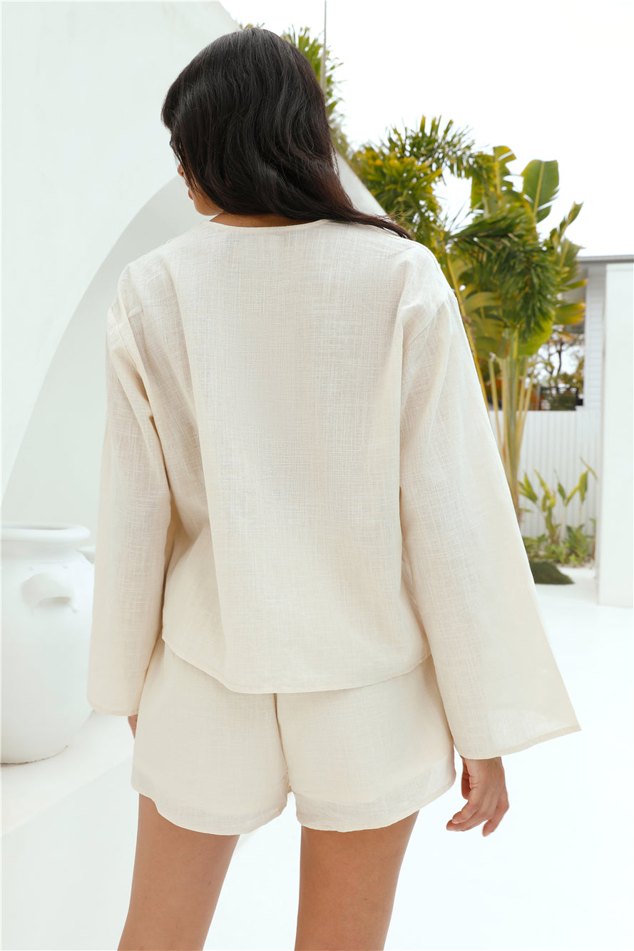 Listen Closely Set Beige-Seaa Fashion