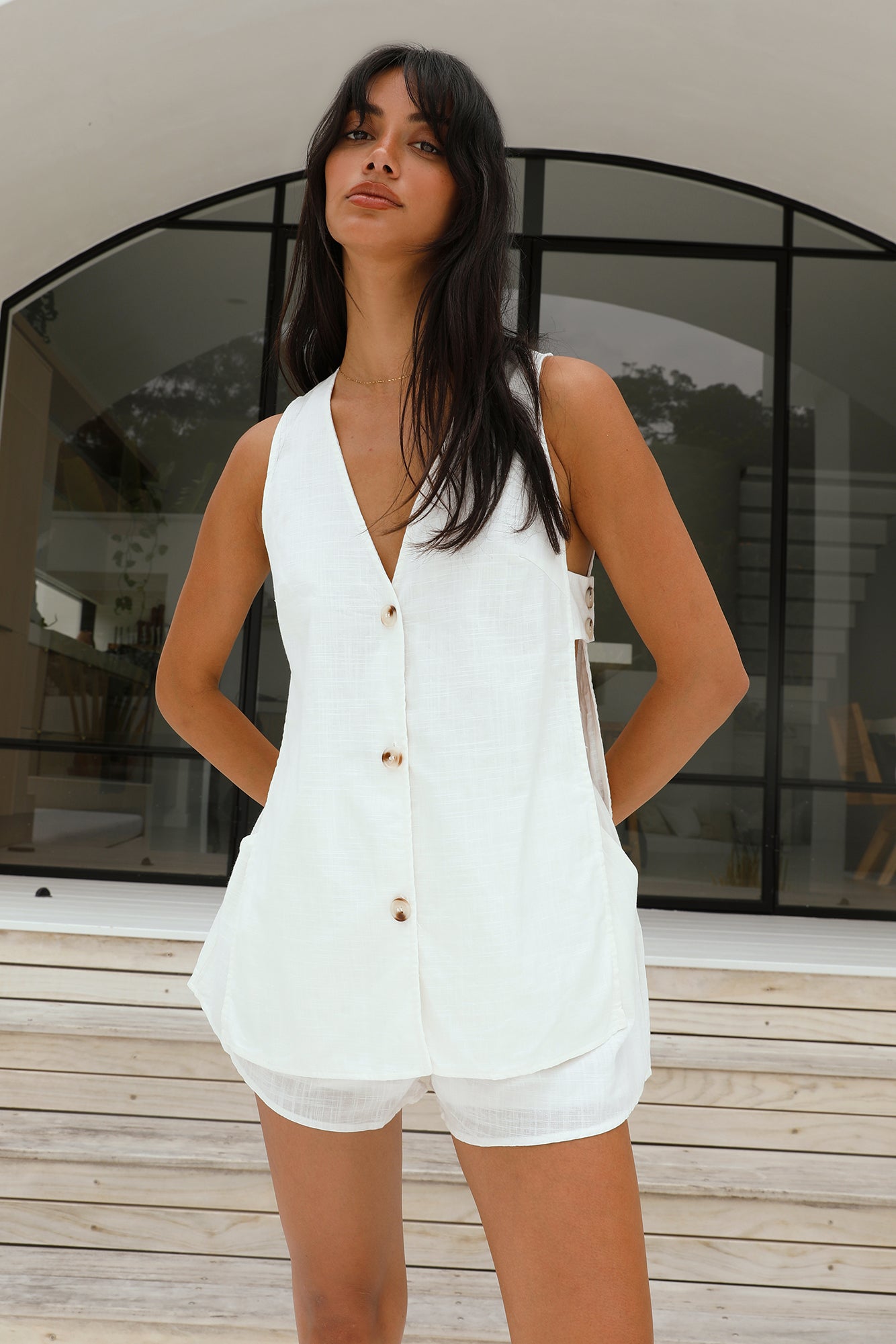 Passing By Set White-Seaa Fashion