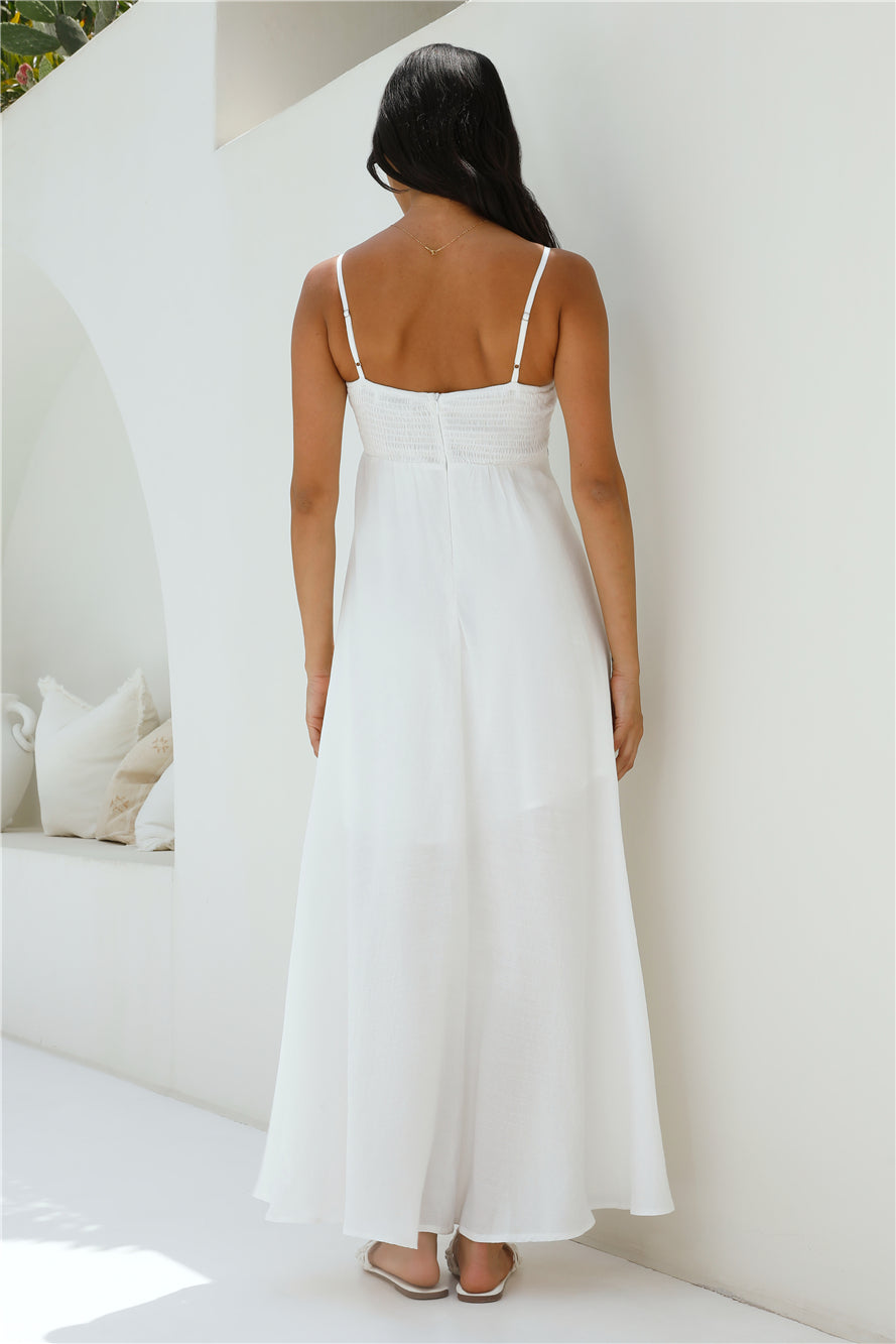 Blowing Away Maxi Dress White-Seaa Fashion