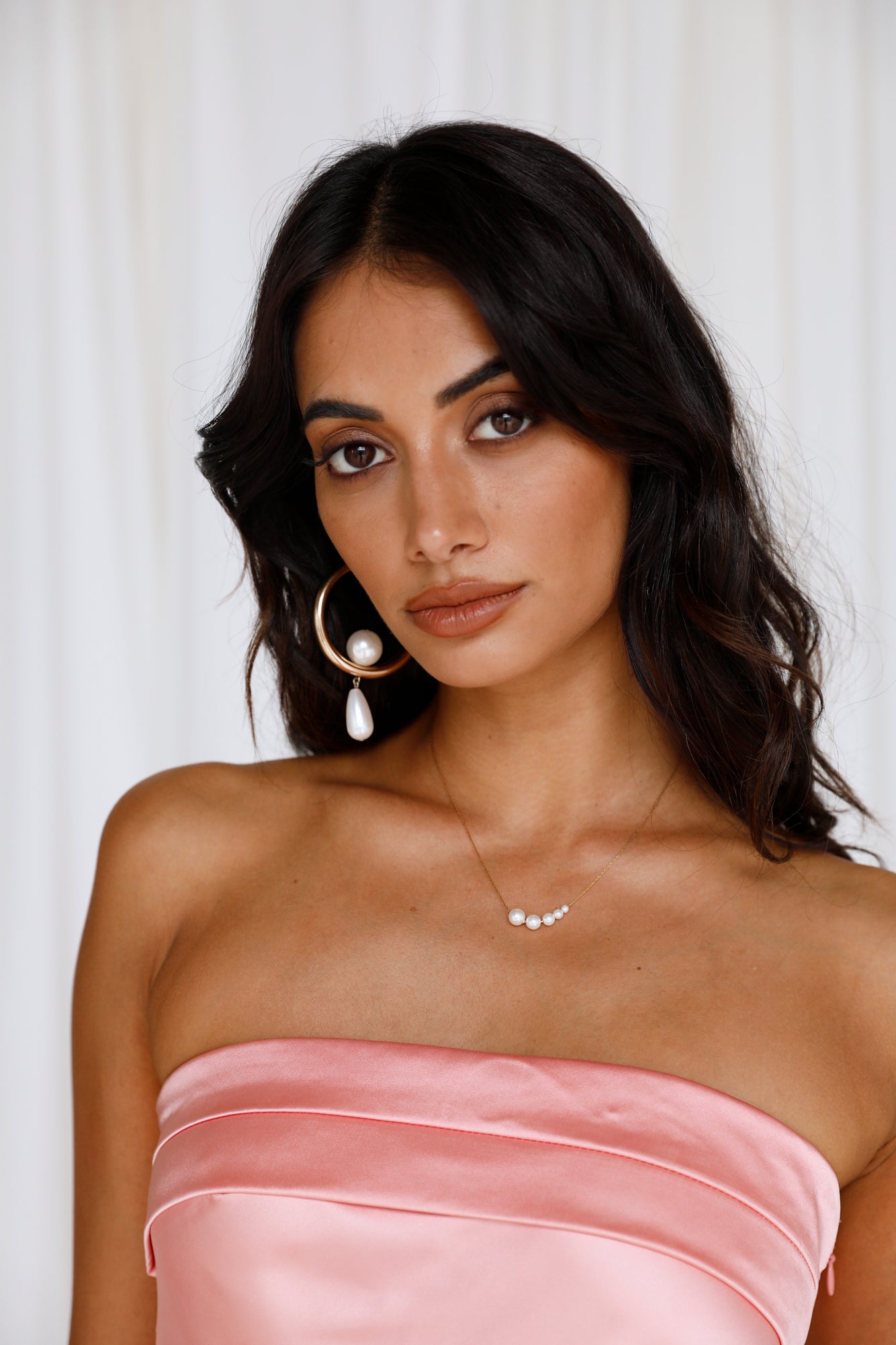 18k Gold Plated In Motion Necklace Gold-Seaa Fashion