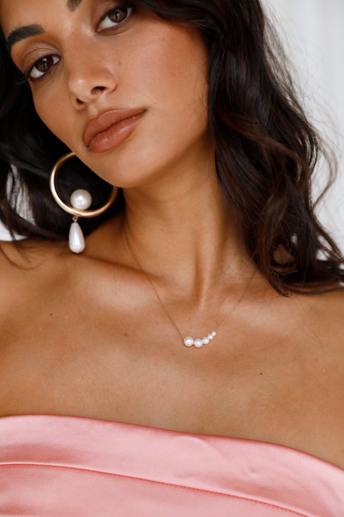 18k Gold Plated In Motion Necklace Gold-Seaa Fashion