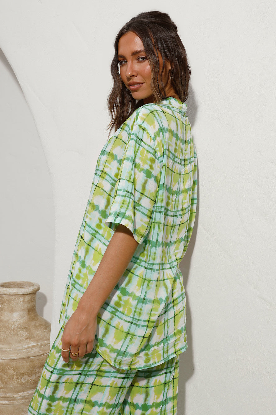 LE SALTY Skylar Relaxed Shirt Tropicale-Seaa Fashion