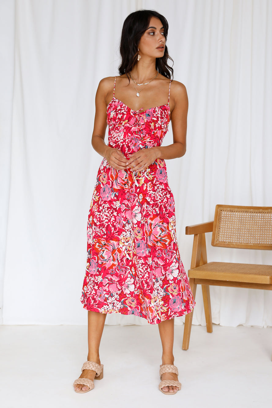 Avalon Maxi Dress Red-Seaa Fashion