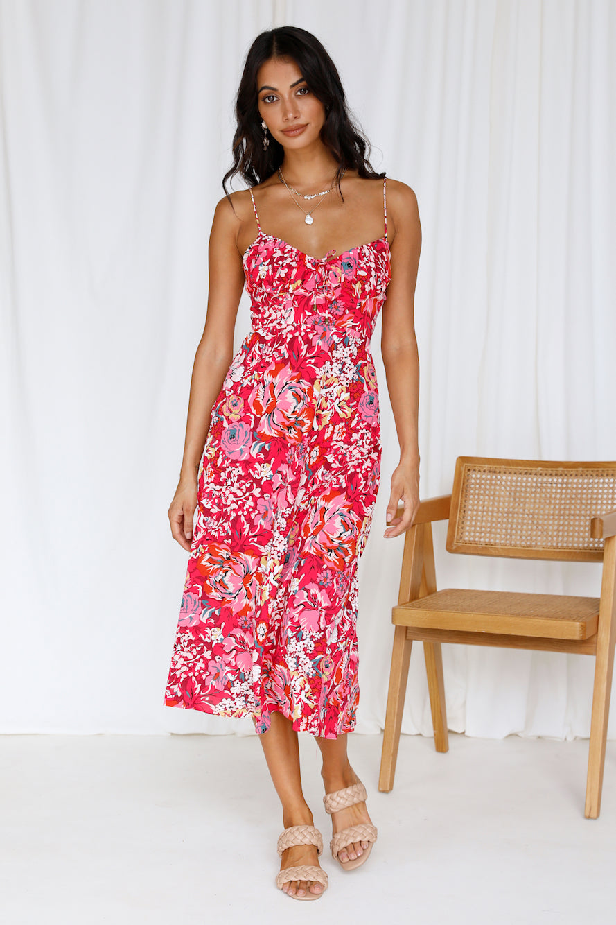 Avalon Maxi Dress Red-Seaa Fashion