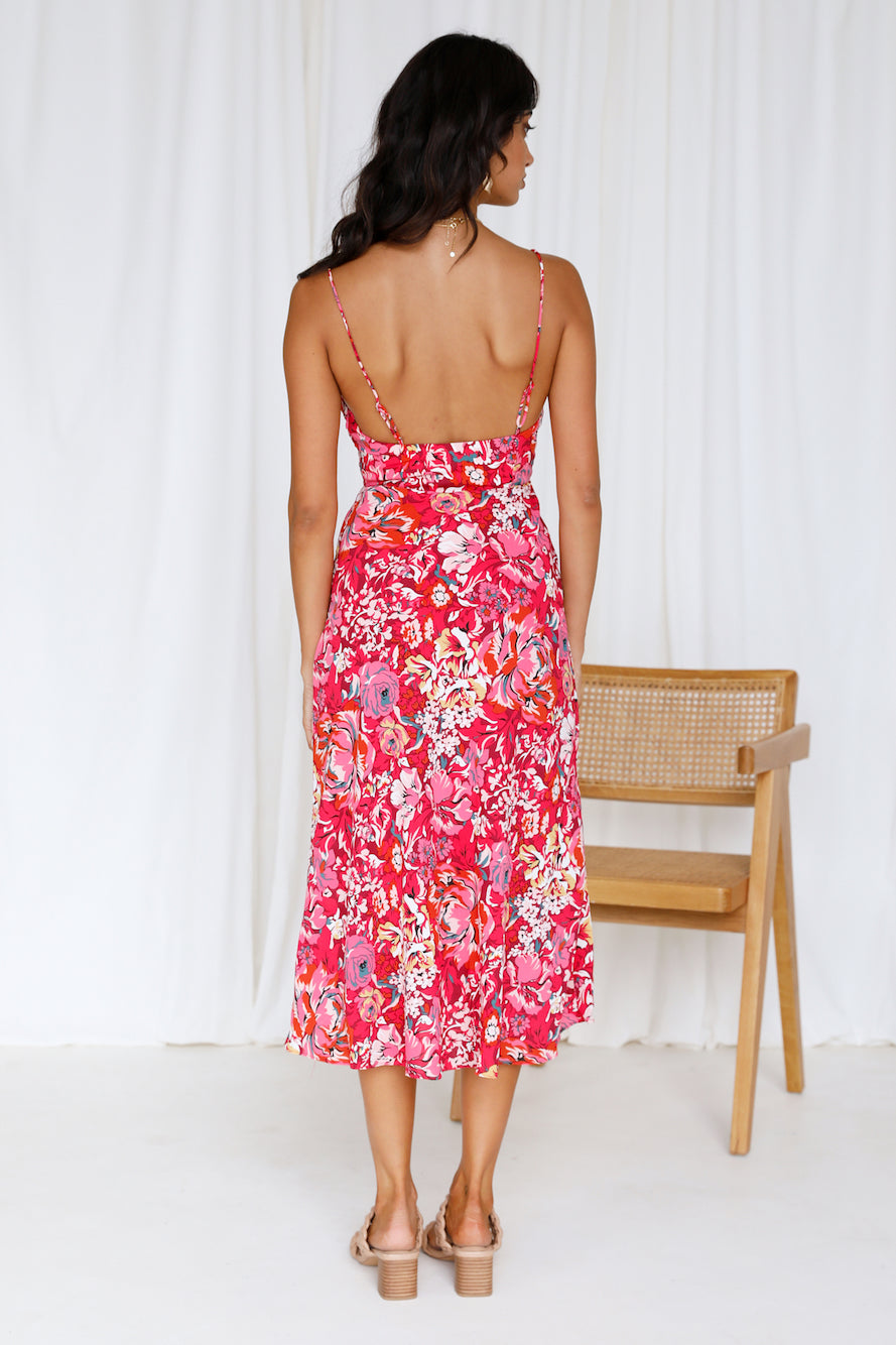 Avalon Maxi Dress Red-Seaa Fashion