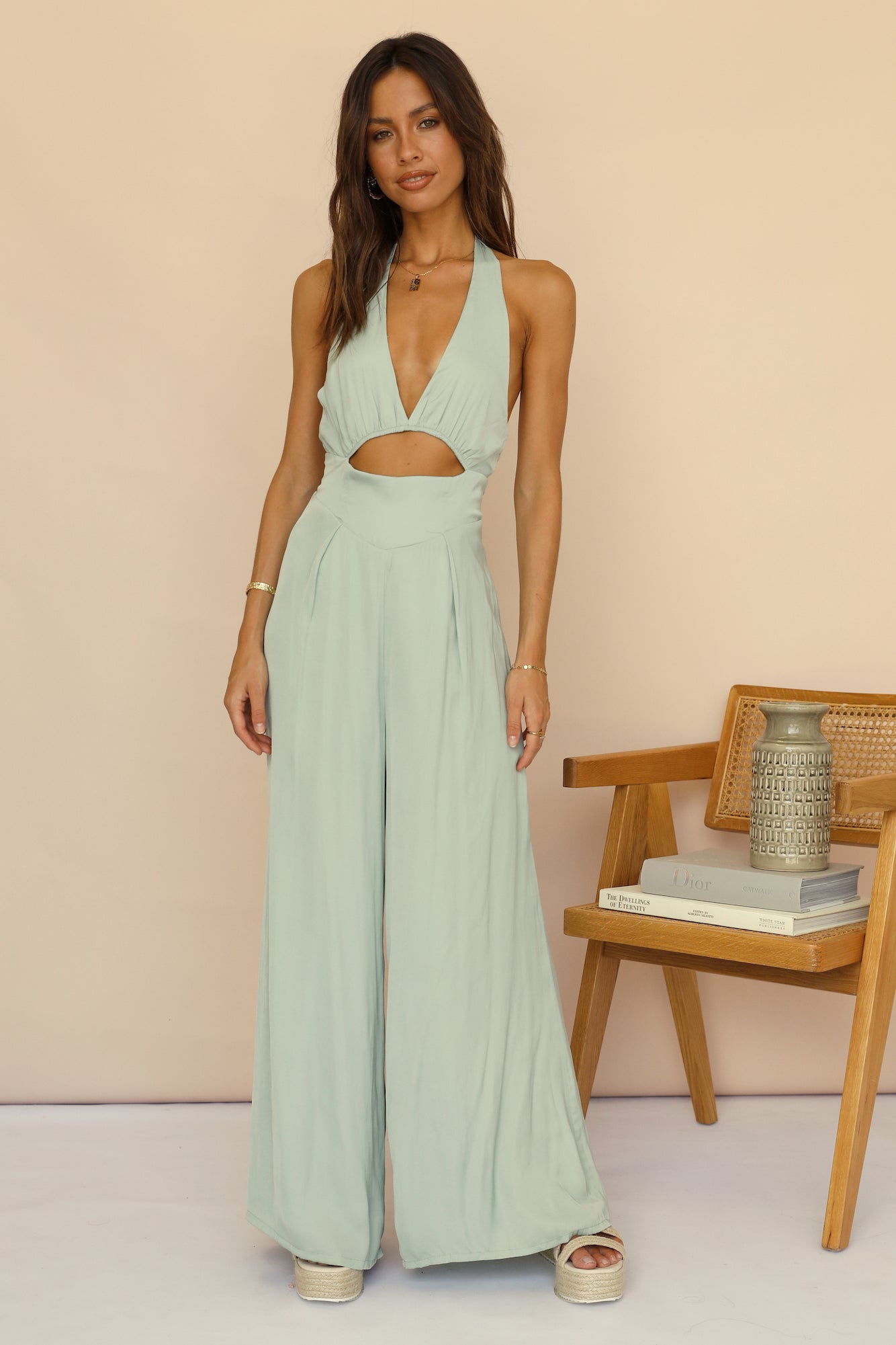 Variations Jumpsuit Pistachio-Seaa Fashion