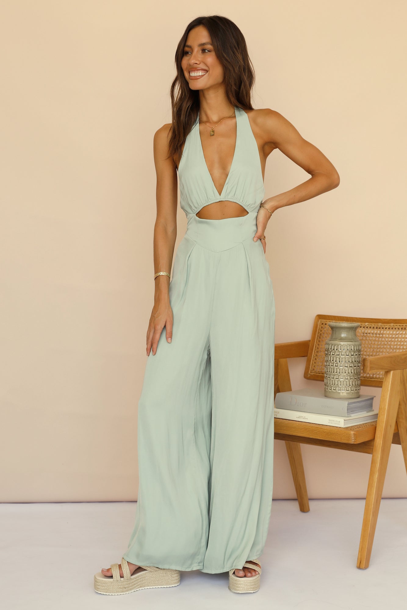 Variations Jumpsuit Pistachio-Seaa Fashion