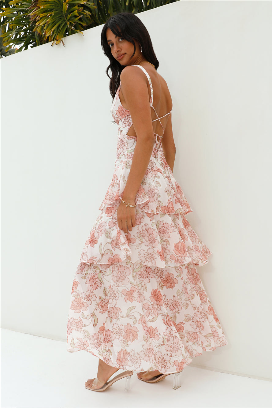 Foolish One Maxi Dress Pink-Seaa Fashion