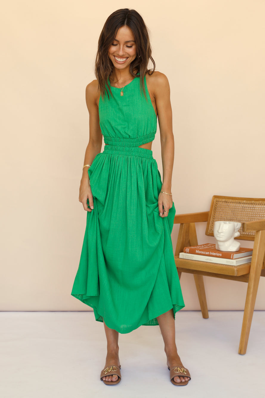 Best With Time Maxi Dress Green-Seaa Fashion
