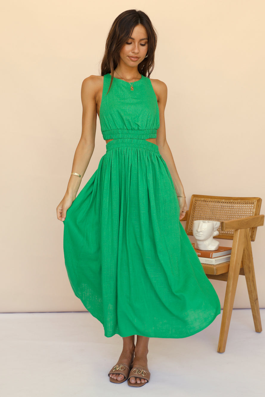 Best With Time Maxi Dress Green-Seaa Fashion