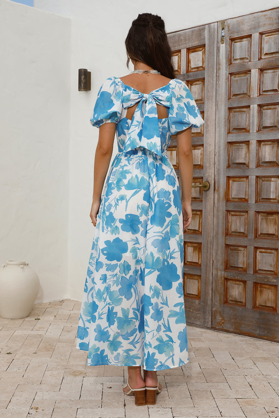 Sugar Rush Midi Dress Blue-Seaa Fashion