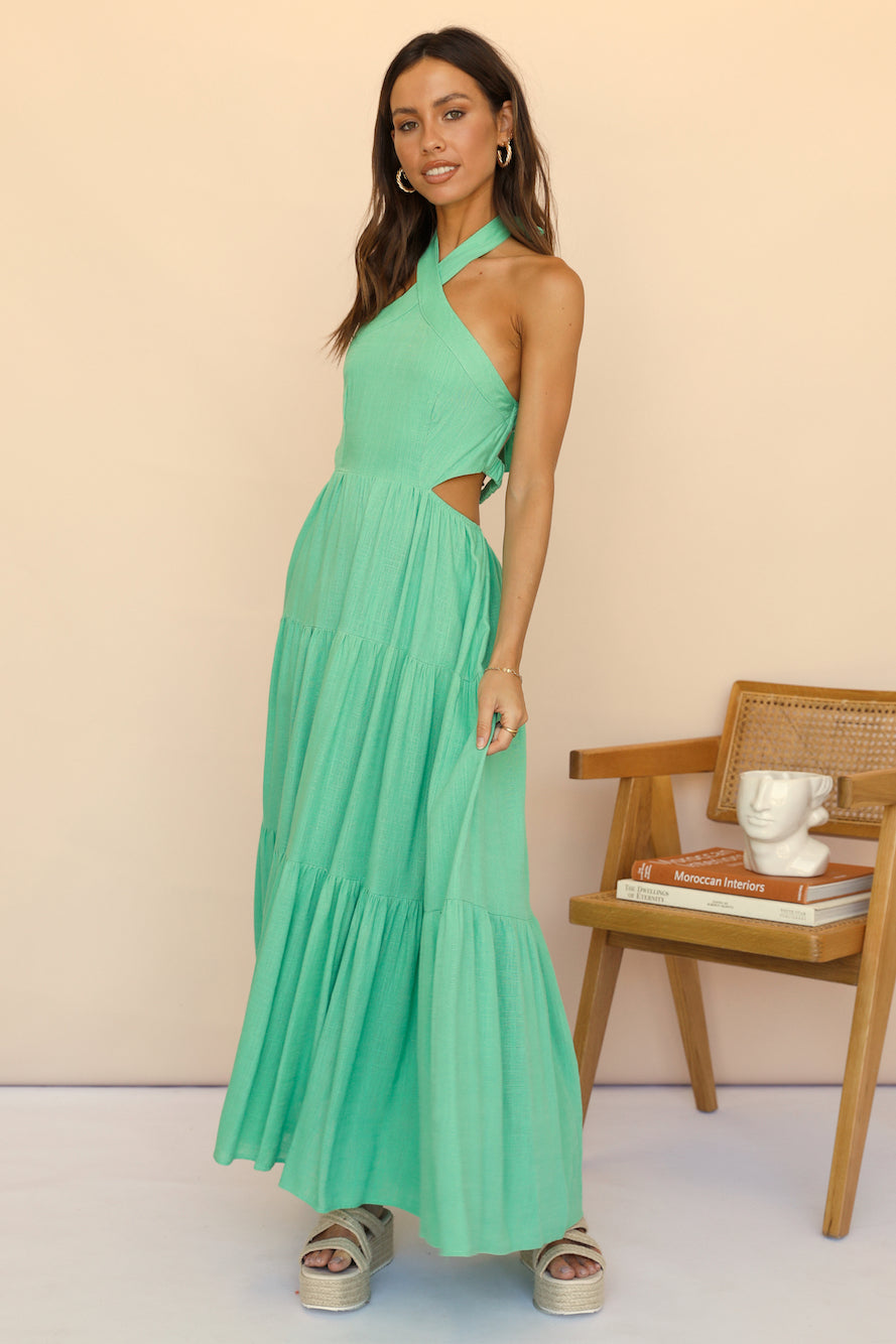 Matira Maxi Dress Green-Seaa Fashion